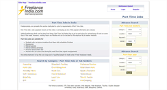 Desktop Screenshot of parttimejobs.freelanceindia.com