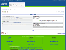 Tablet Screenshot of ethos.freelanceindia.com