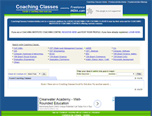 Tablet Screenshot of coachingclasses.freelanceindia.com