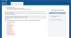 Desktop Screenshot of canada.freelanceindia.com