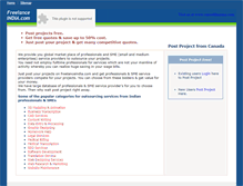 Tablet Screenshot of canada.freelanceindia.com